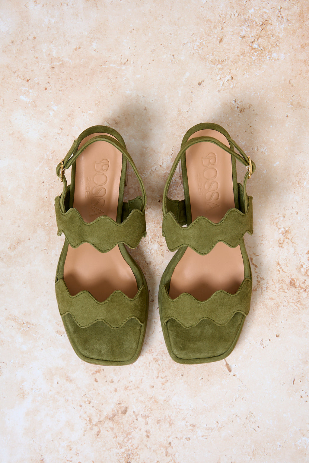 Wavy Heel Amazonia Green